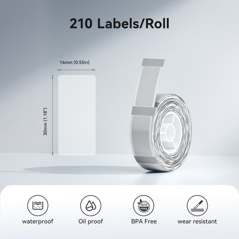 NIIMBOT Label Maker Tape, 14 x 30 mm (0.55