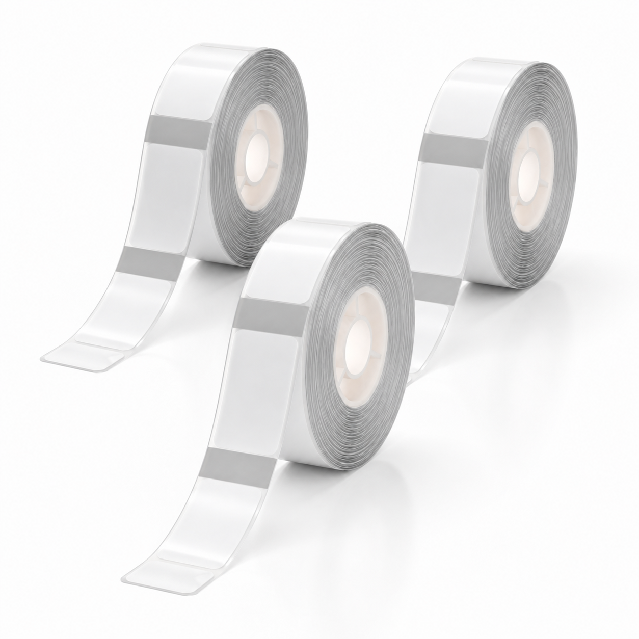 NIIMBOT 14×40 mm Clear Mini Labels, 160 Labels/Roll