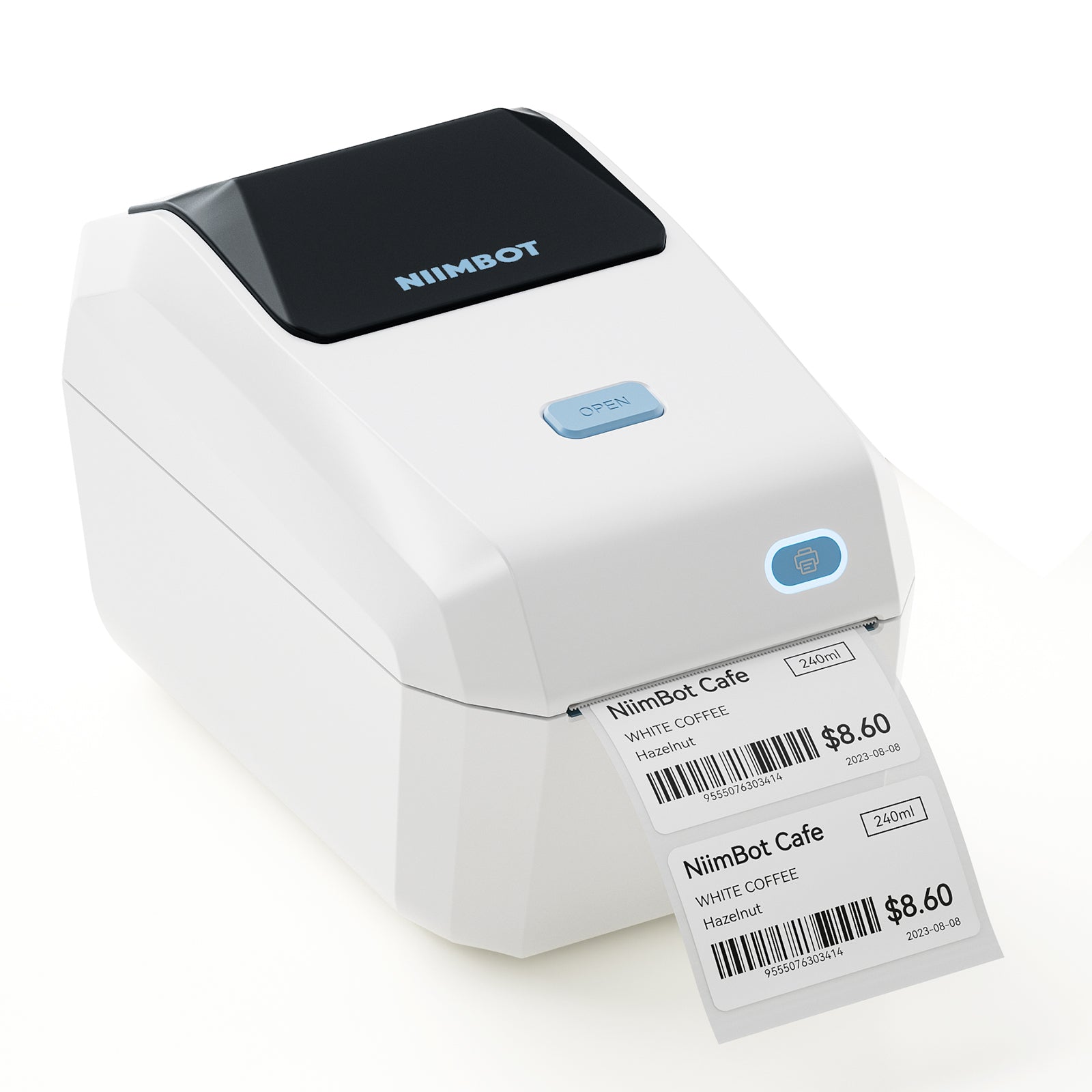 NIIMBOT K3 Label Printer, 3 Inch Desktop Label Maker with High-Speed, Bluetooth and USB Connection, Support Smartphone & PC, Thermal Label Maker for Small Business and Home Office
