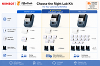 NIIMBOT M2 Lab Label Printer for Peptide Vials | Clear Labels at -22°C