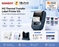NIIMBOT M2 Lab Label Printer for Peptide Vials | Clear Labels at -22°C