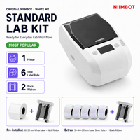 NIIMBOT White M2 Thermal Transfer Label Printer & Lab Kit