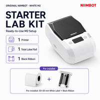 NIIMBOT White M2 Thermal Transfer Label Printer & Lab Kit