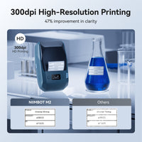 Niimbot M2 Peptide Vial Label Printer & Cryogenic Roll Kit