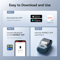 Niimbot M2 Peptide Vial Label Printer & Cryogenic Roll Kit