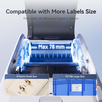 Niimbot M2 Peptide Vial Label Printer & Cryogenic Roll Kit