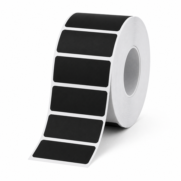 40 × 20 mm Matte Black Thermal Transfer Labels for NIIMBOT M2_H & M3, 325 Labels/Roll