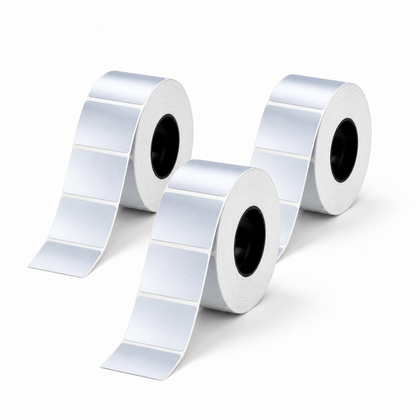 40 × 20 mm Silver Labels for NIIMBOT M2_H & M3, 345 Labels/Roll