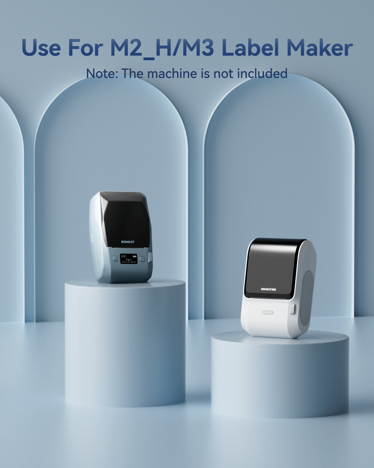 Niimbot M2 Thermal Transfer Replacement Label Rolls (Multi-Size & Colors)