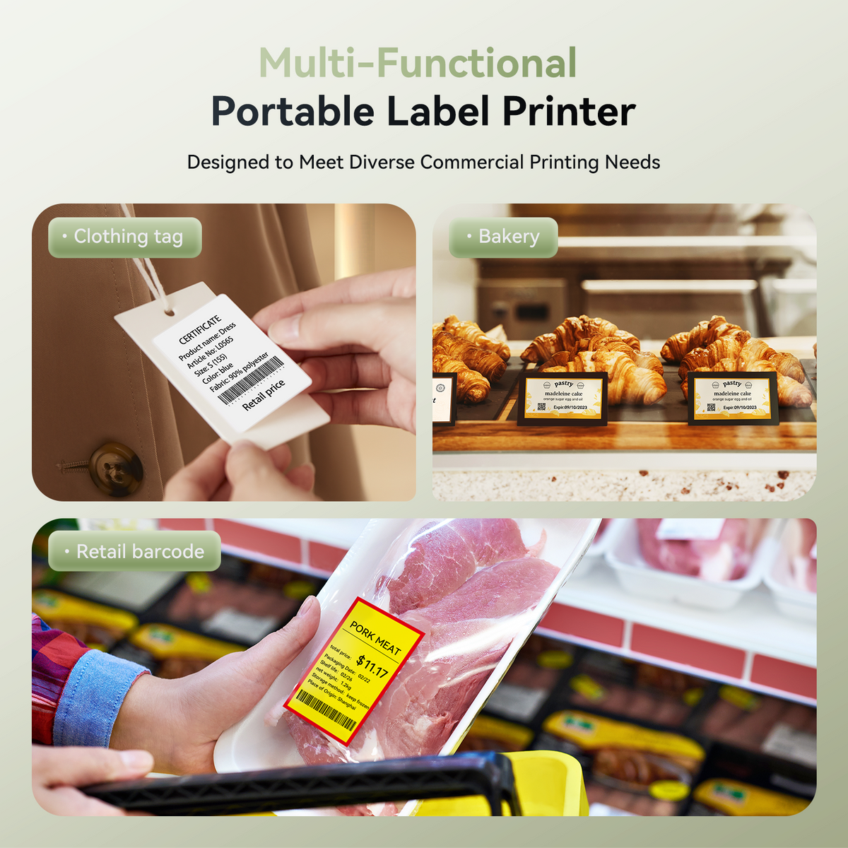 NIIMBOT retail label refills