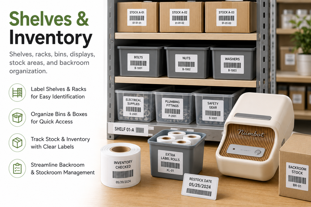 Retail shelf and display labels
