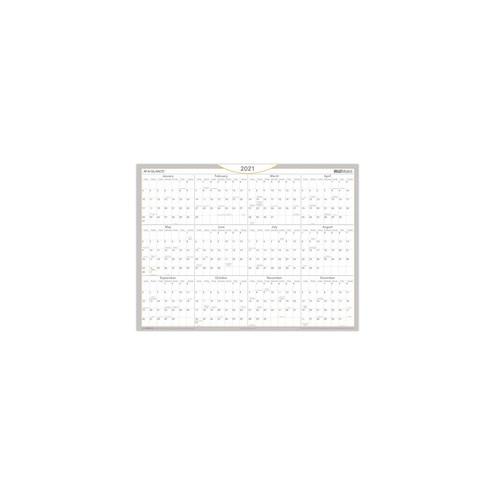 At-A-Glance WallMates Dry Erase, Self-Adhesive Yearly Wall Planner - Yearly - 1 Year - January till December - 18" x 24" Sheet Size - White - Erasable, Self-adhesive, Dry Erase Surface - 1 Each