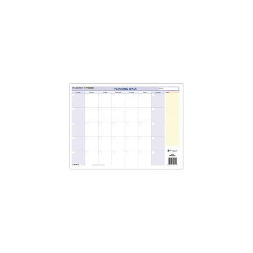 At-A-Glance Quicknotes Mini Erasable Yearly Wall Planner - January 2021 till December 2021 - 12 45/64" x 15 45/64" Sheet Size - 2" x 1.87" Block - Erasable, Reversible, Write on/Wipe off - 1 Each