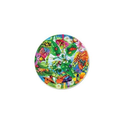 A Broader View Creepy Critters 500-Piece Round Puzzle - Theme/Subject: Nature, Animal - 5+500 Piece