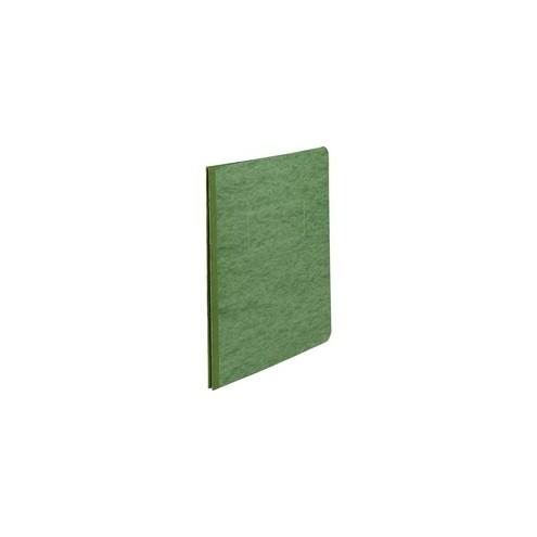 Acco Pressboard Side Binding Report Covers - 3" Folder Capacity - Letter - 8 1/2" x 11" Sheet Size - 20 pt. Folder Thickness - Pressboard, Tyvek - Dark Green - Recycled - 1 / Each