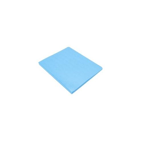 Wilson Jones PRESSTEX Grip Binder - 5/8" Binder Capacity - 125 Sheet Capacity - Presstex - Light Blue - Recycled - PVC-free, Moisture Resistant, Ergonomic Grip, Opaque - 1 Each