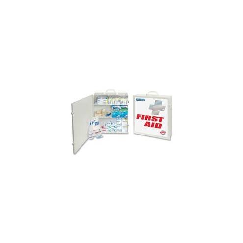 PhysiciansCare First Aid Kit - 694 x Piece(s) For 100 x Individual(s) - 18" Height x 12" Width x 5" Depth - Metal Case - 1 Each