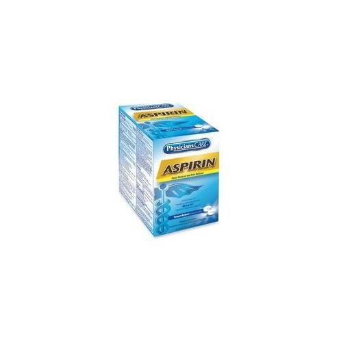 PhysiciansCare Physician's Care Aspirin Single Packets - For Headache, Toothache - 50 / Box