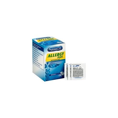 PhysiciansCare Allergy Plus Medication - For Pain, Allergy - 50 / Box