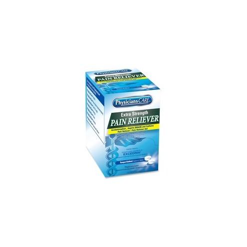 PhysiciansCare Extra Strength Pain Reliever Tablets - 50 x Piece(s) - 100 / Box