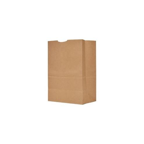 AJM Packaging Grocery Sacks - 12" Width x 17" Length x 7" Depth - Kraft - Kraft - 500/Carton - Grocery, Food