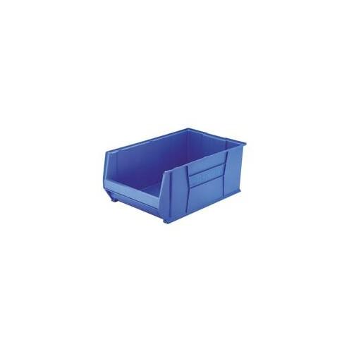 Akro-Mils Super-Size AkroBin - External Dimensions: 18.4" Width x 29.3" Depth x 12" Height - 300 lb - Heavy Duty - Stackable - Polymer - Blue - 1 Each