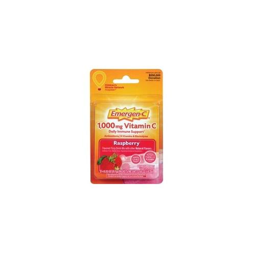 Emergen-C Immune Support Drink Mix Packets - Powder - Raspberry Flavor - 12 / Box - 2 / Packet