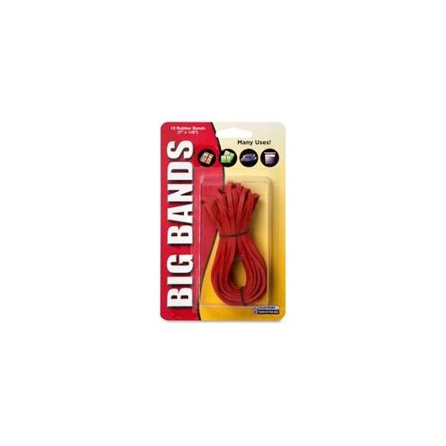 Alliance Rubber 00700 Big Bands - Large Rubber Bands for Oversized Jobs - 12 Pack - 7" x 1/8" - Red