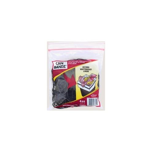 Alliance Rubber 07810 Can Bandz - Large Rubber Bands to secure Trash Liners - 50 Pack - 7" x 1/8" - Black Color