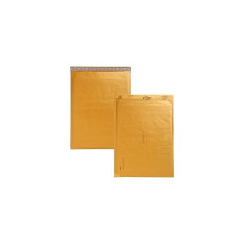 Alliance Rubber Kraft Bubble Mailers - Bubble - #7 - 14 1/4" Width x 20" Length - Peel & Seal - Paper - 25 / Carton - Kraft