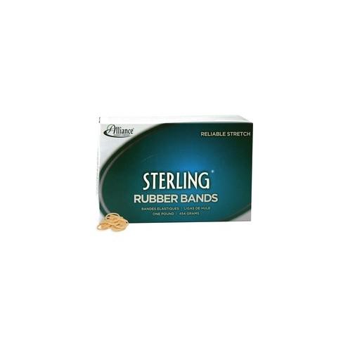 Alliance Rubber 24085 Sterling Rubber Bands - Size #8 - 1 lb Box - Approx. 7100 Bands - 7/8" x 1/16" - Natural Crepe