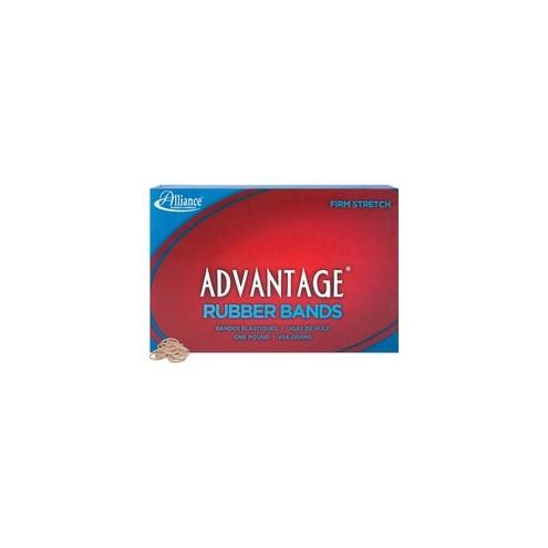 Alliance Rubber 26085 Advantage Rubber Bands - Size #8 - Approx. 5200 Bands - 7/8" x 1/16" - Natural Crepe - 1 lb Box