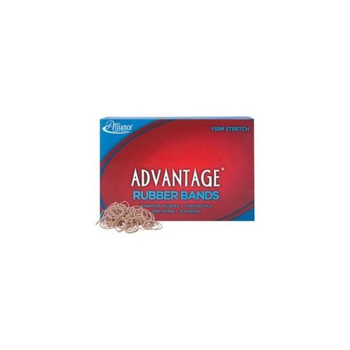 Alliance Rubber 26105 Advantage Rubber Bands - Size #10 - Approx. 3700 Bands - 1 1/4" x 1/16" - Natural Crepe - 1 lb Box