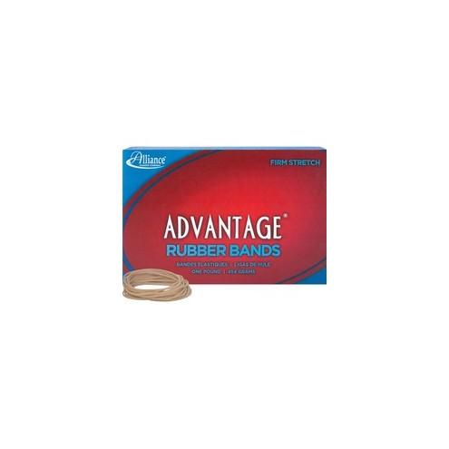 Alliance Rubber 26185 Advantage Rubber Bands - Size #18 - Approx. 1480 Bands - 3" x 1/16" - Natural Crepe - 1 lb Box