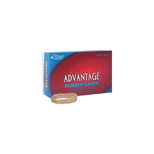 Alliance Rubber 26195 Advantage Rubber Bands - Size #19 - Approx. 1250 Bands - 3 1/2" x 1/16" - Natural Crepe - 1 lb Box