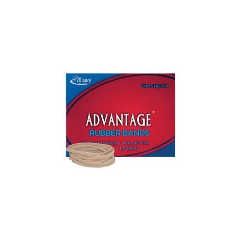 Alliance Rubber 26329 Advantage Rubber Bands - Size #32 - Approx. 175 Bands - 3" x 1/8" - Natural Crepe - 1/4 lb Box