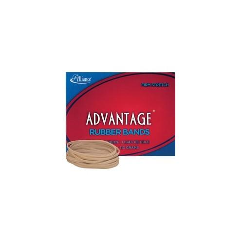 Alliance Rubber 26339 Advantage Rubber Bands - Size #33 - Approx. 150 Bands - 3 1/2" x 1/8" - Natural Crepe - 1/4 lb Box