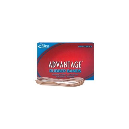 Alliance Rubber 27405 Advantage Rubber Bands - Size #117B - Approx. 200 Bands - 7" x 1/8" - Natural Crepe - 1 lb Box