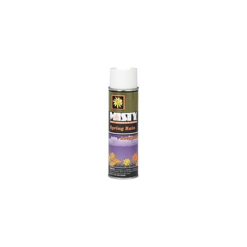 MISTY Handheld Scented Dry Deodorizer - Spray - 10 fl oz (0.3 quart) - Spring - 12 / Carton - Ozone-safe