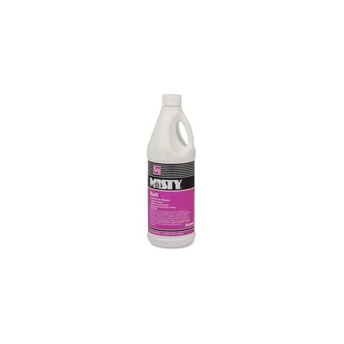 MISTY Halt Liquid Drain Opener - Concentrate Liquid - 32 fl oz (1 quart) - 12 / Carton - Clear, Red