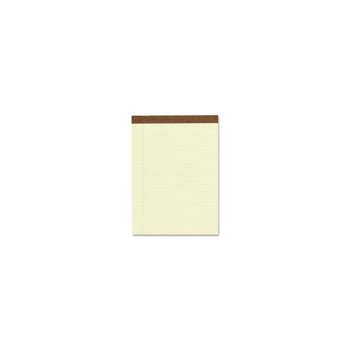 Smartchoice JRLEGALCY Writing Pad - Jr.Legal 8" x 5" - 12 / Dozen - Canary