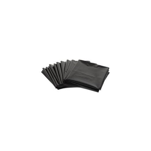 Allstate Plastics Large Kitchen Trash Liner - 45 gal - 40" Width x 46" Length x 1 mil (25 Micron) Thickness - Low Density - Black - Polyethylene, Resin - 250/Carton - Kitchen