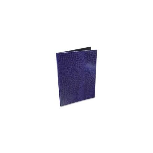 Aurora PROformance Portrait Pad Folio - Letter - 8 1/2" x 11" Sheet Size - 1 Pocket(s) - Paperboard, Leather - Purple - Recycled - 1