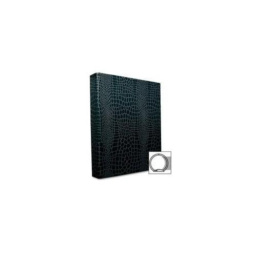 Aurora PROformance Embossed Binder - 1" Binder Capacity - Letter - 8 1/2" x 11" Sheet Size - Black - Recycled - Scratch Resistant, Moisture Resistant - 1 Each