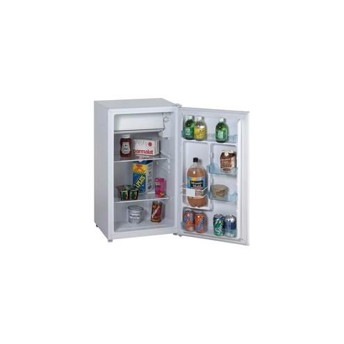 Avanti Counter-high Refrigerator - 3.30 ft³ - Manual Defrost - Reversible - 3.30 ft³ Net Refrigerator Capacity - 220 kWh per Year - White - Smooth - Built-in