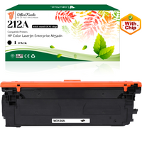 Office Koala 212A Black Toner Cartridges(with New Chip), Compatible with  HP Color LaserJet Enterprise M554dn, 5500 Pages Yield  (Replacement for OEM Part W2120A)