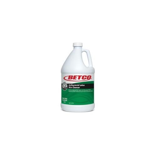 Betco Antibacterial Lotion Skin Cleanser - Lotion - 1 gal - Papaya - Applicable on Hand - Anti-bacterial, Moisturising - 4 / Carton