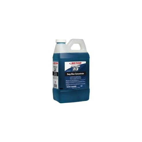 Betco FASTDRAW 23 Deep Blue Glass Cleaner - Concentrate Liquid - 67.6 fl oz (2.1 quart) - 1 Each - Blue