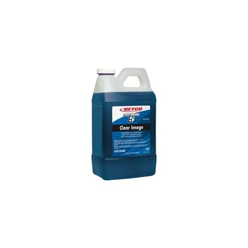Betco Clear Image Concentrated Glass Cleaner - Concentrate Liquid - 64 fl oz (2 quart) - Rain Fresh Scent - 1 Each - Blue