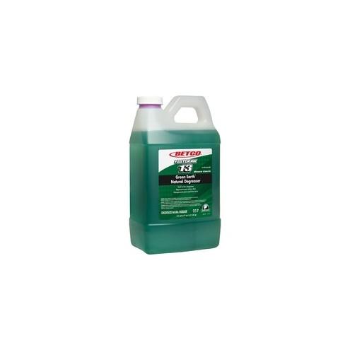 Green Earth FASTDRAW Natural Degreaser - Concentrate Liquid - 67.6 fl oz (2.1 quart) - 4 / Carton - Dark Green